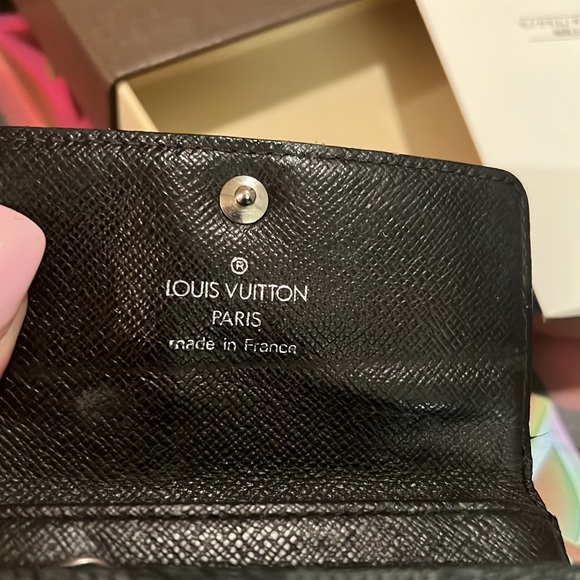 Authenticated Louis Vuitton damier black keys & card holder - Picture 7 of 11